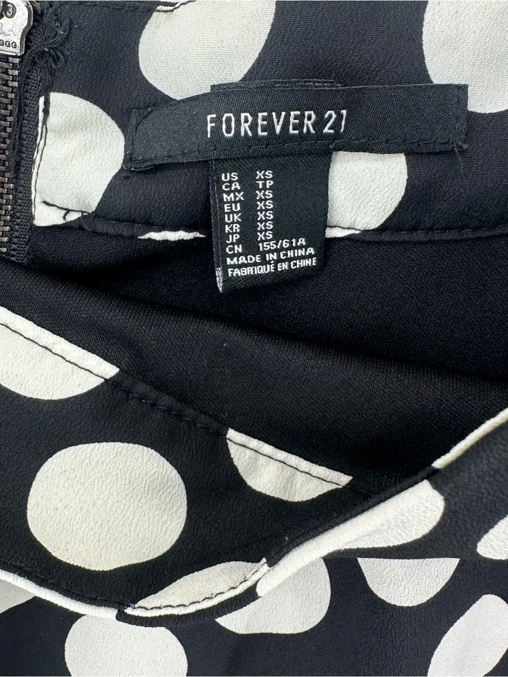 Polka Dot Twee Coquette Forever 21 Mini Skirt